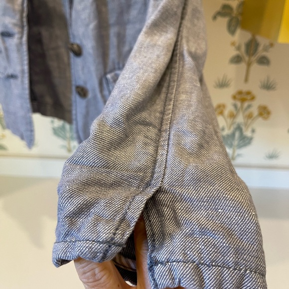 Caslon relaxed chambray jacket size S - Picture 6 of 8